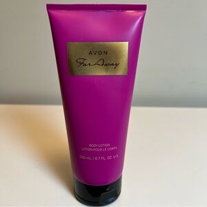 Avon Far Away Body Lotion - Vibrant Pink and Gold